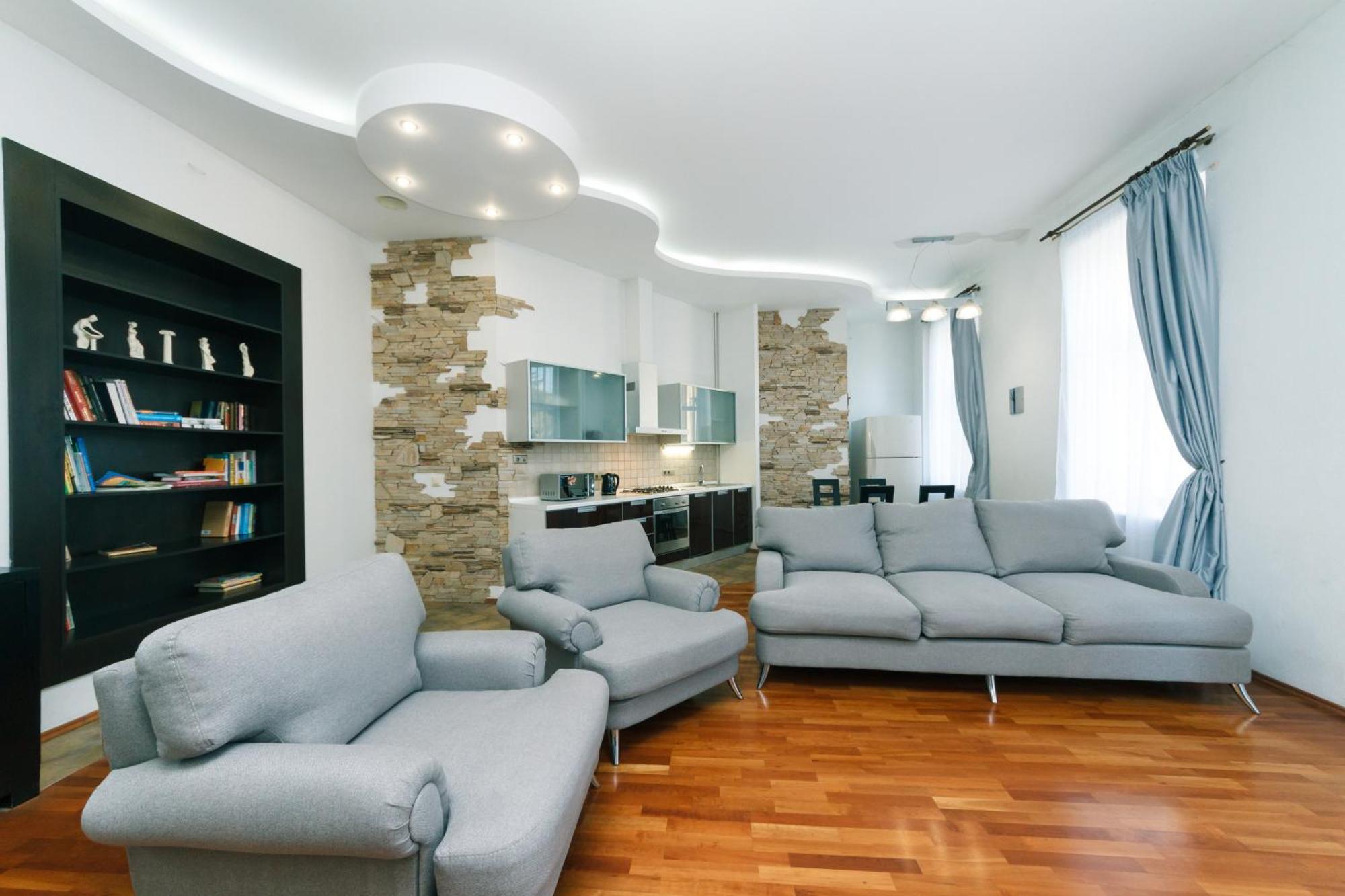 Lux Near Maidan, Khreschutyk 3Br Apartman Kijev Kültér fotó
