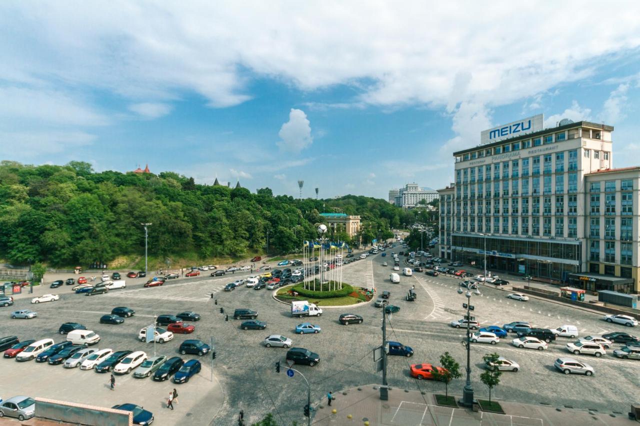 Lux Near Maidan, Khreschutyk 3Br Apartman Kijev Kültér fotó